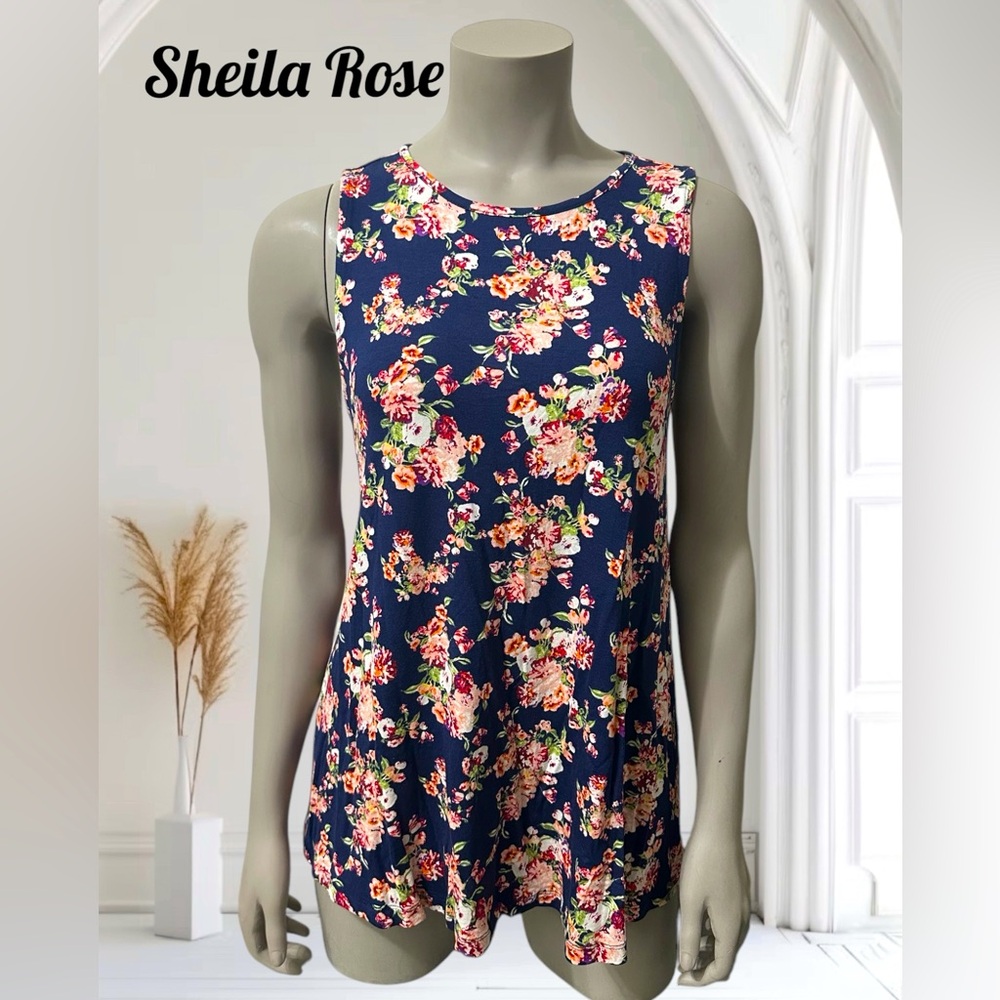 170.  Sheila Rose Floral Tank